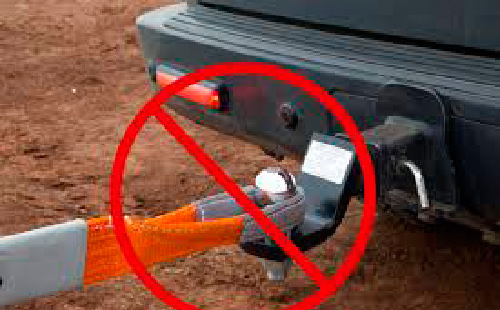 snatch strap errors - tow ball